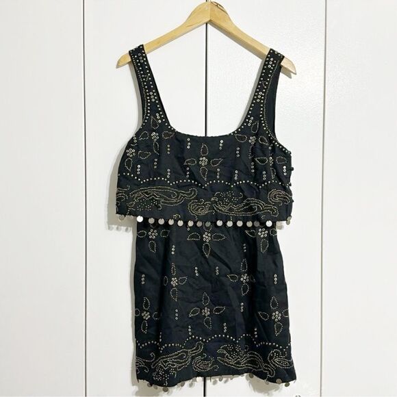 Free People Seven Wishes Mini Dress Size XS - Picture 1 of 6